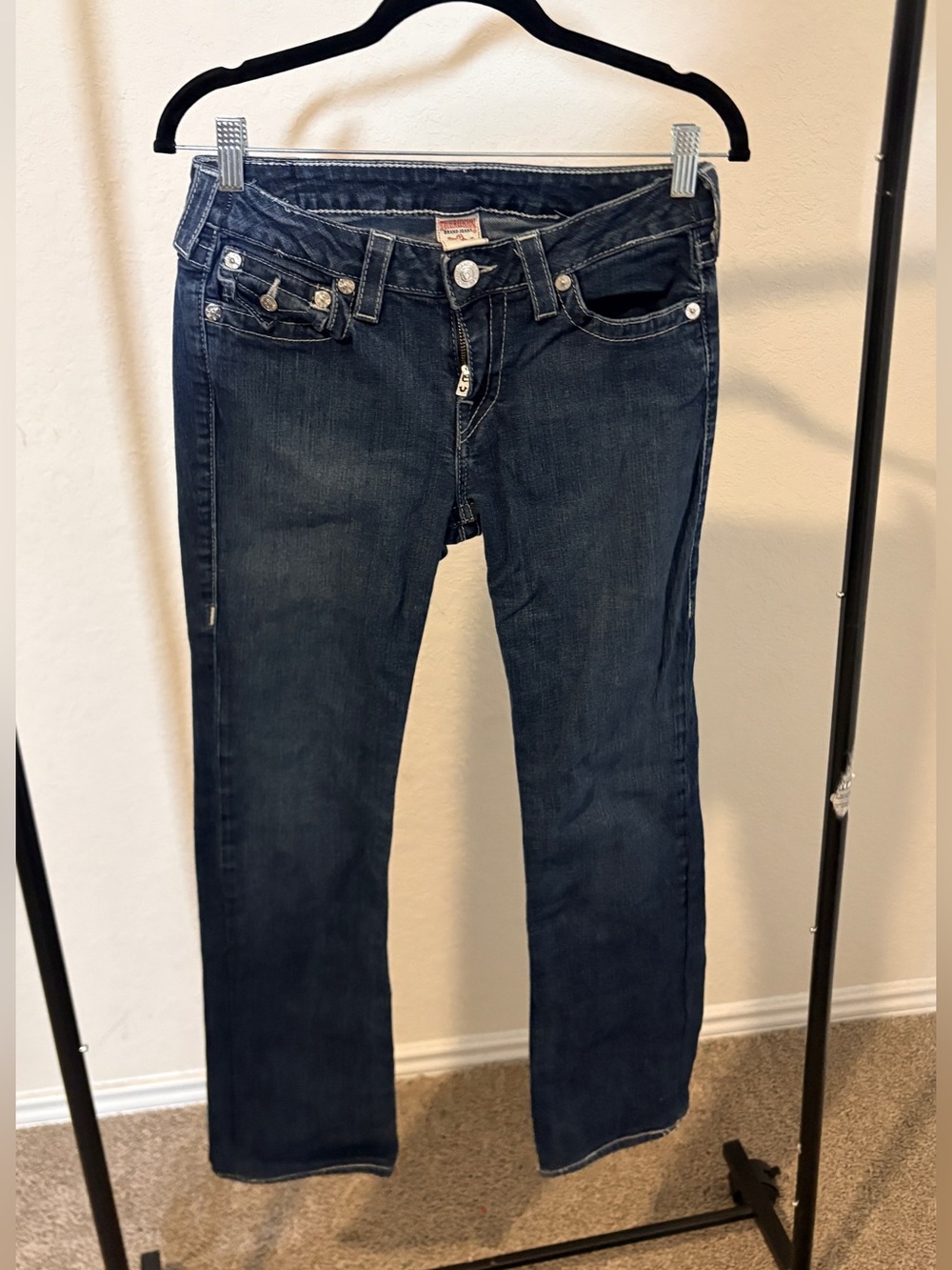 True Religion Women's Boot Cut Jeans - Dark Indigo